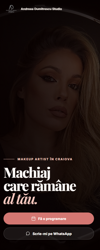 Mobile preview Andreea Dumitrescu Studio